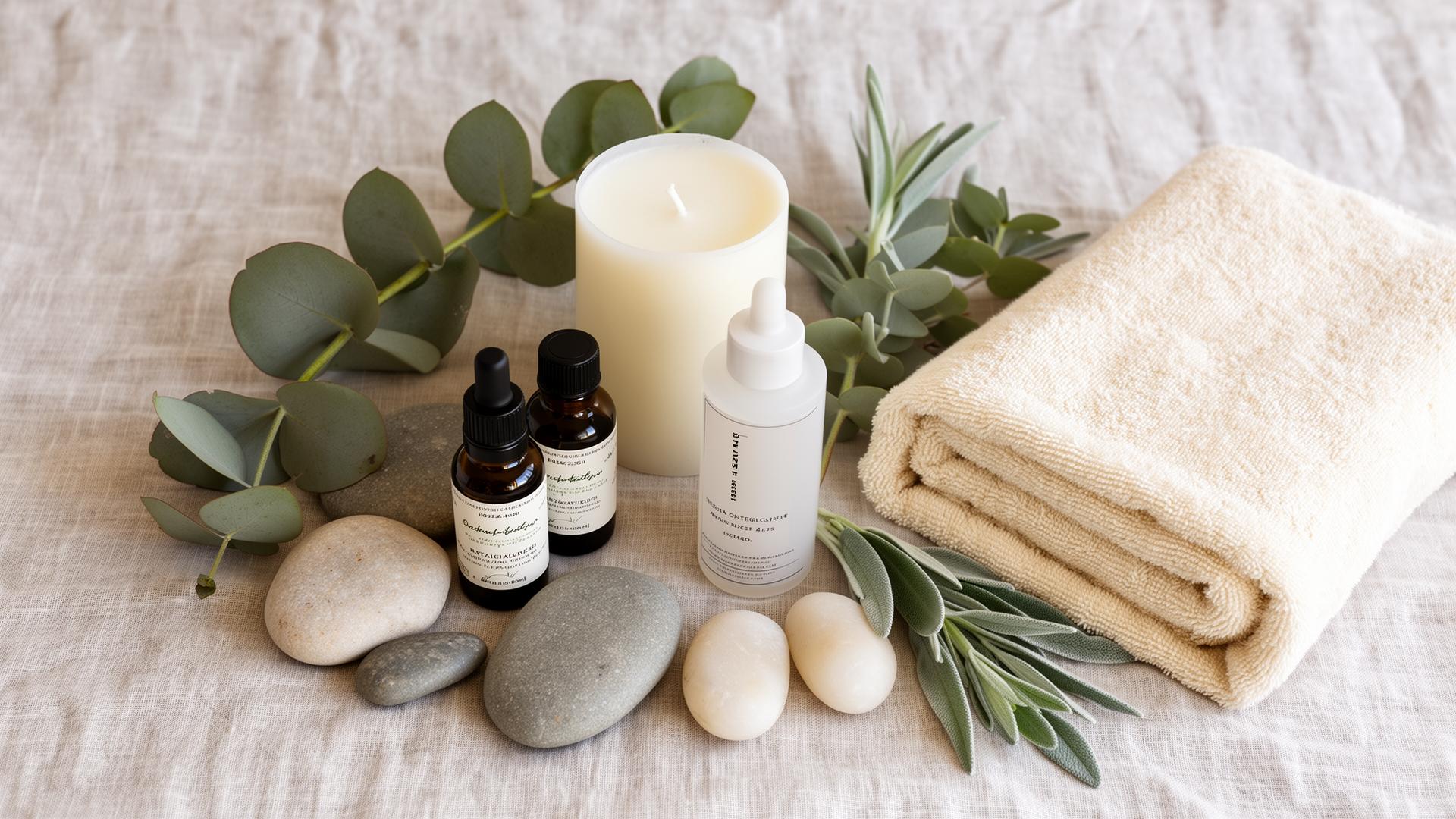 Root & Moss holistic facial treatment setting